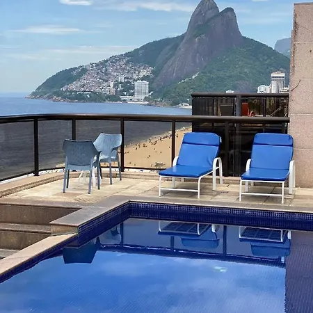 Apartamento Flat Vieira Souto Vista Mar Río de Janeiro Exterior foto